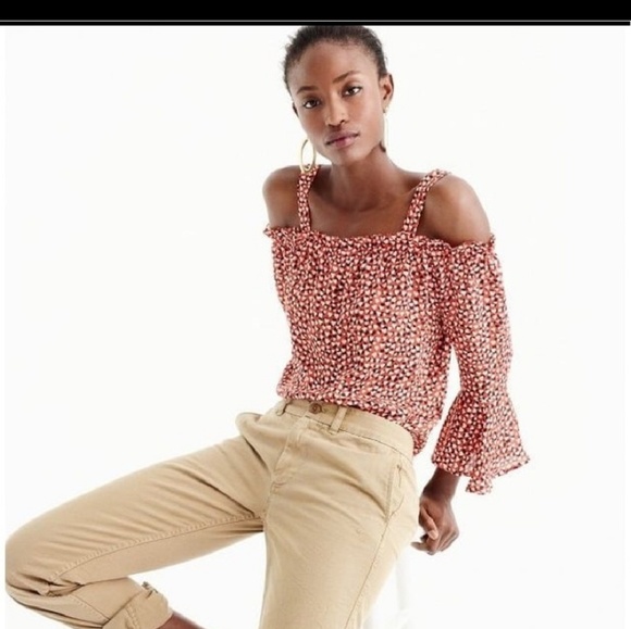 J. Crew Tops - J Crew 6 Hear Top Blouse NEW
